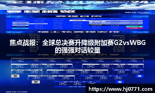 焦点战报：全球总决赛升降级附加赛G2vsWBG的强强对话较量